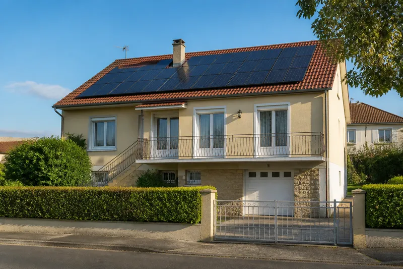 Installation photovoltaïque près de Lyon